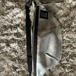 Silver fanny pack